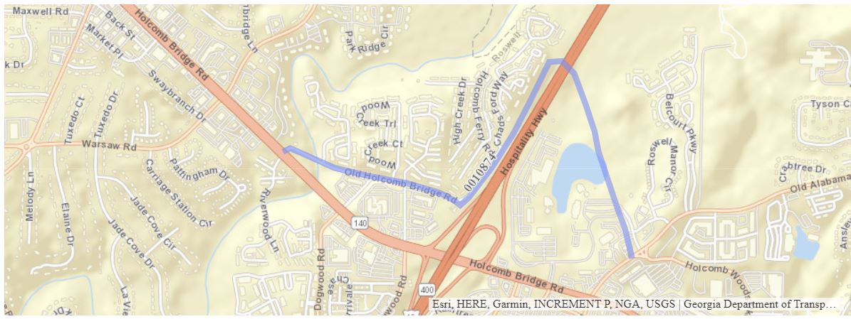 Big Creek Parkway Project Phase II Map 1