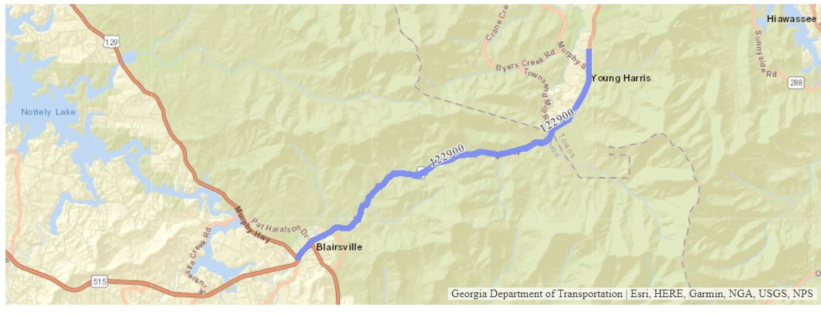 SR 515_SR 2_US 76 Roadway Reconstruction Project Map 