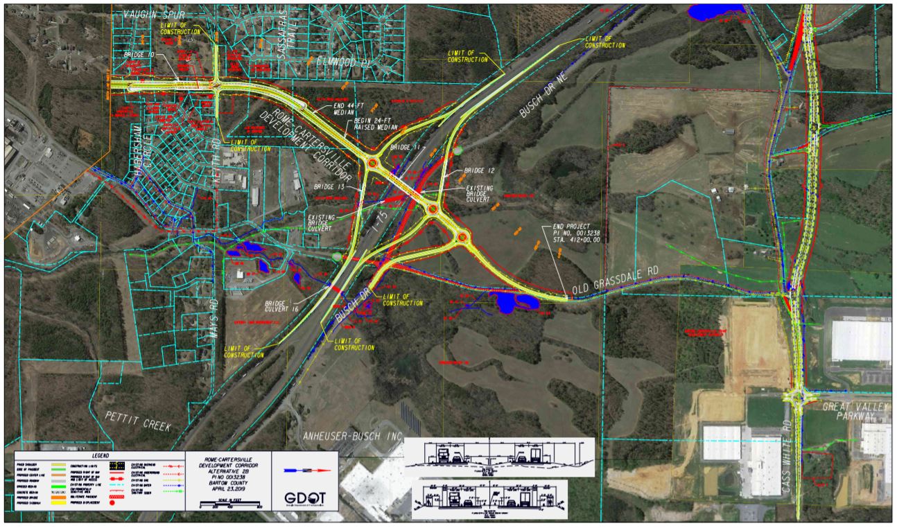 Rome-Cartersville Development Corridor Map 3