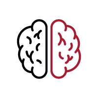 Icon of a human brain.