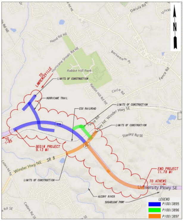 GDOT Project #0013896 Additional Map