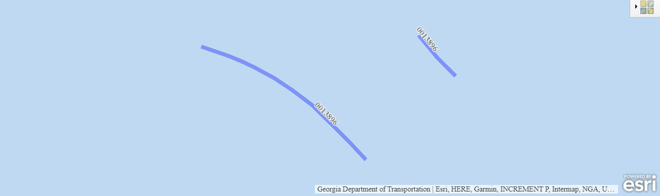 GDOT Project #0013896 Map