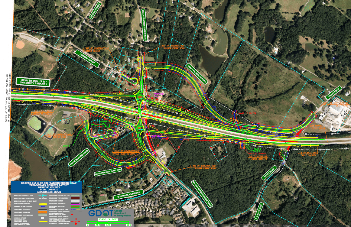SR 211 Interchange Map