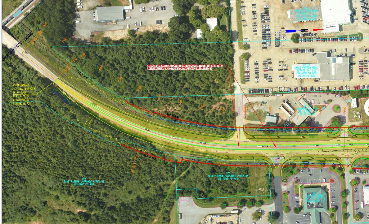 SR 14 Widening Map 1