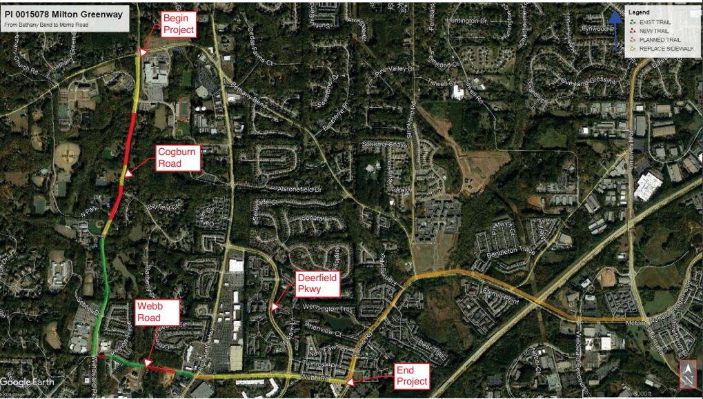 Big Creek Greenway Map