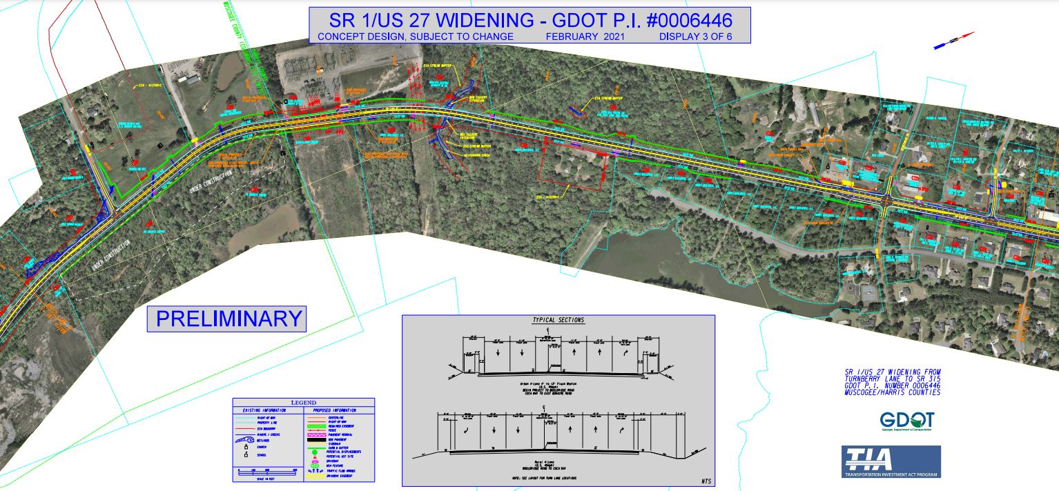SR 1 US 27 Widening Map 3