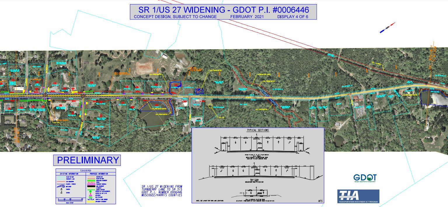SR 1 US 27 Widening Map 4