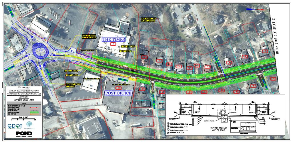 Green Street Improvement Map 1