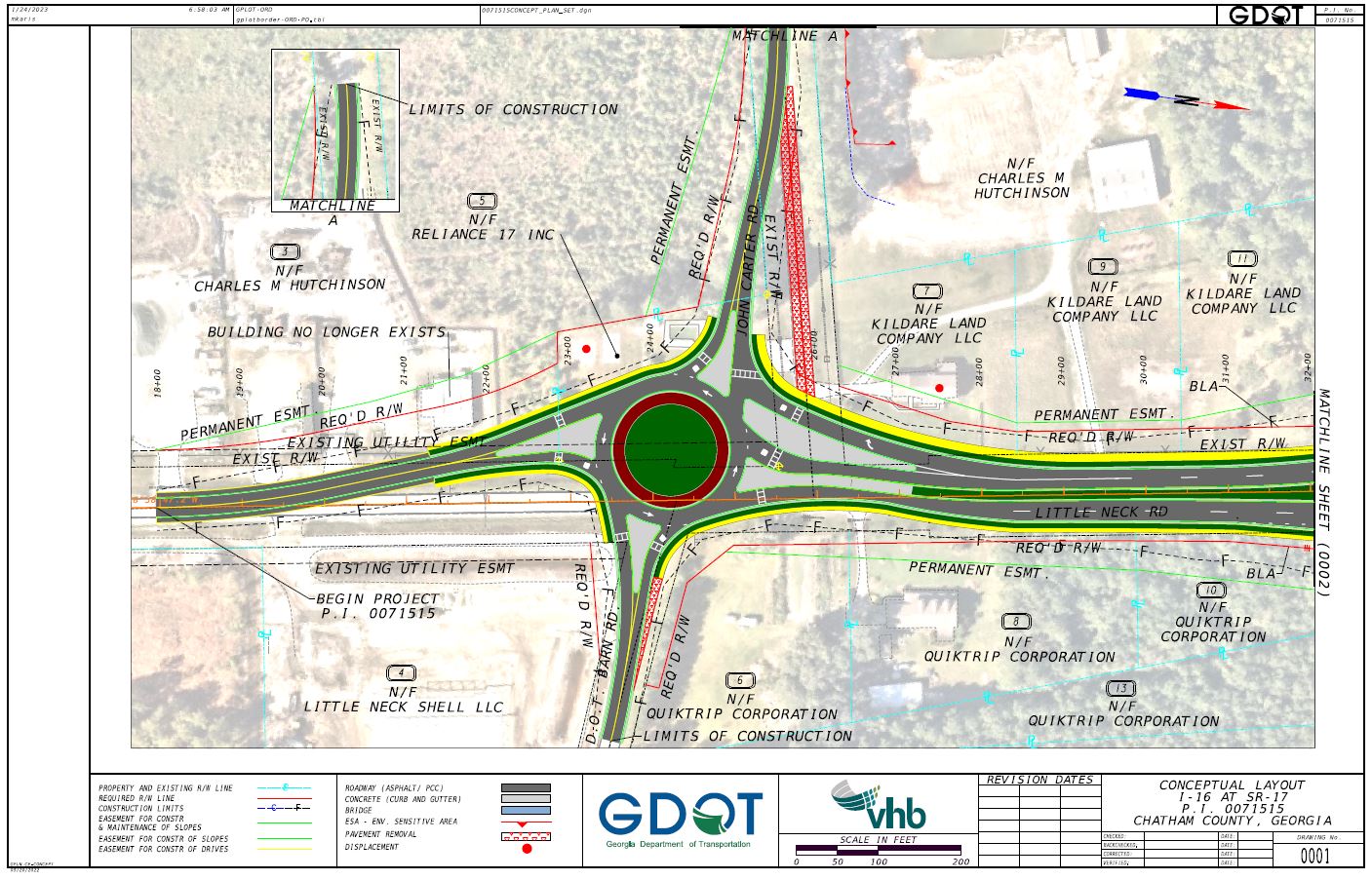 I-16 Widening and Improvement Map 1