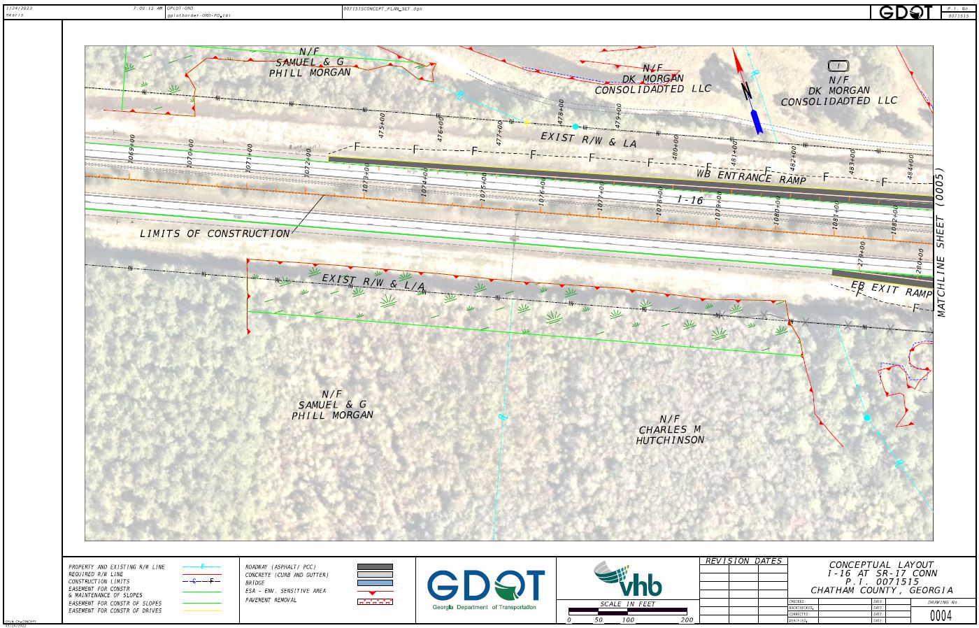 I-16 Widening and Improvement Map 4