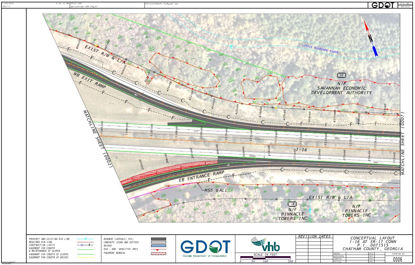I-16 Widening and Improvement Map 6