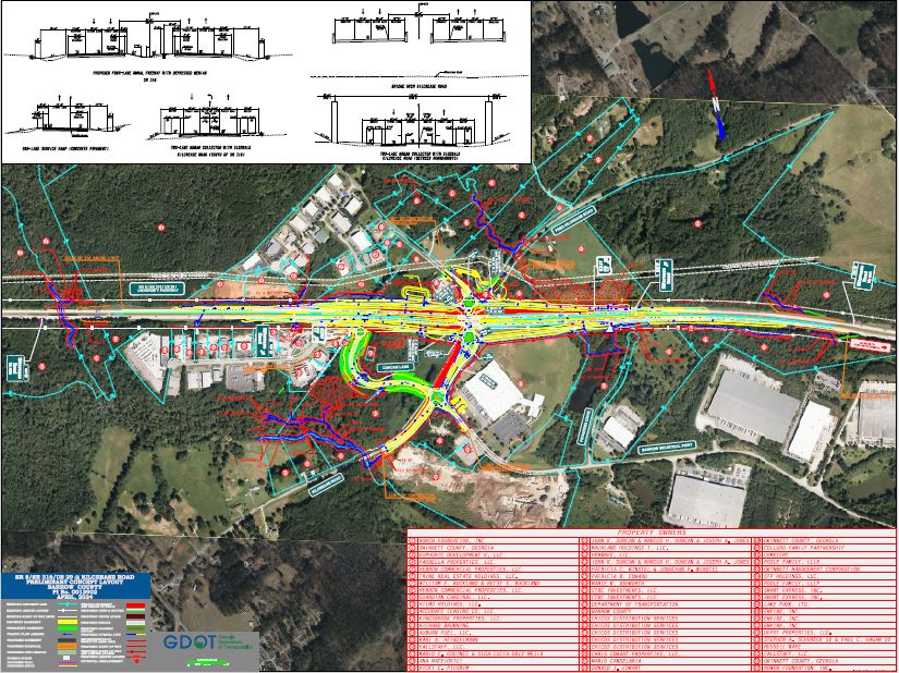 SR-316-Interchange-at-Kilcrease-Road-Map