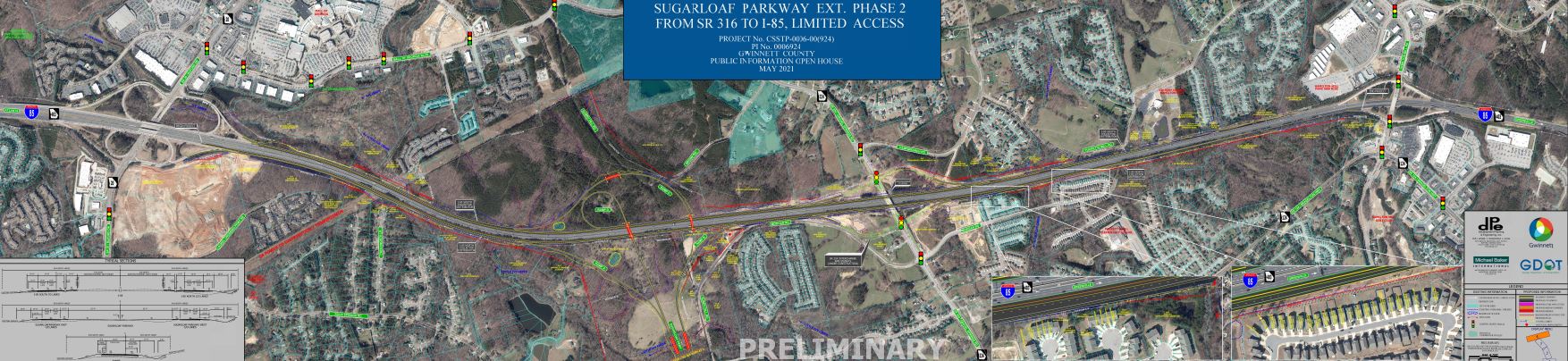 Sugarloaf Parkway Extension Map 4