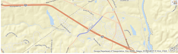 Bass Road Widening Map 1